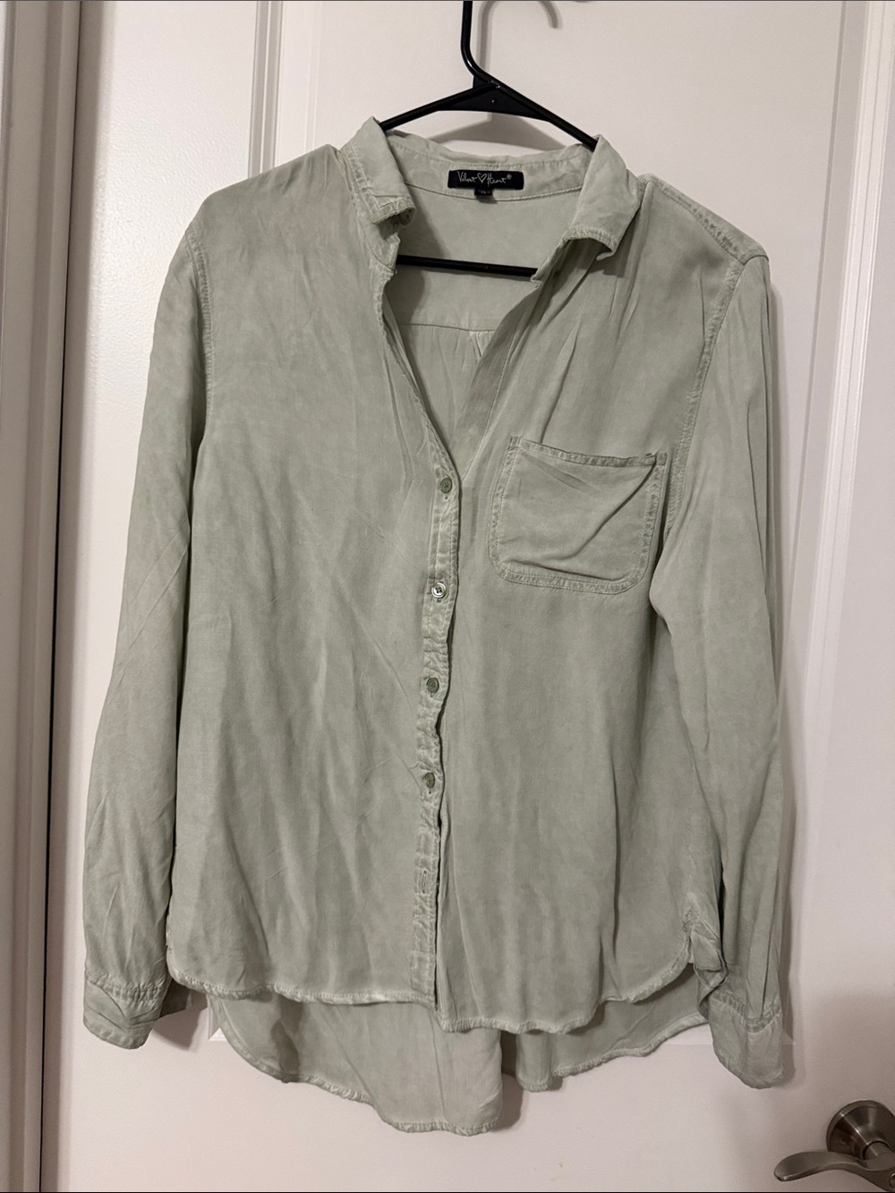Rails Sage Green Lightweight Button-Down Shirt